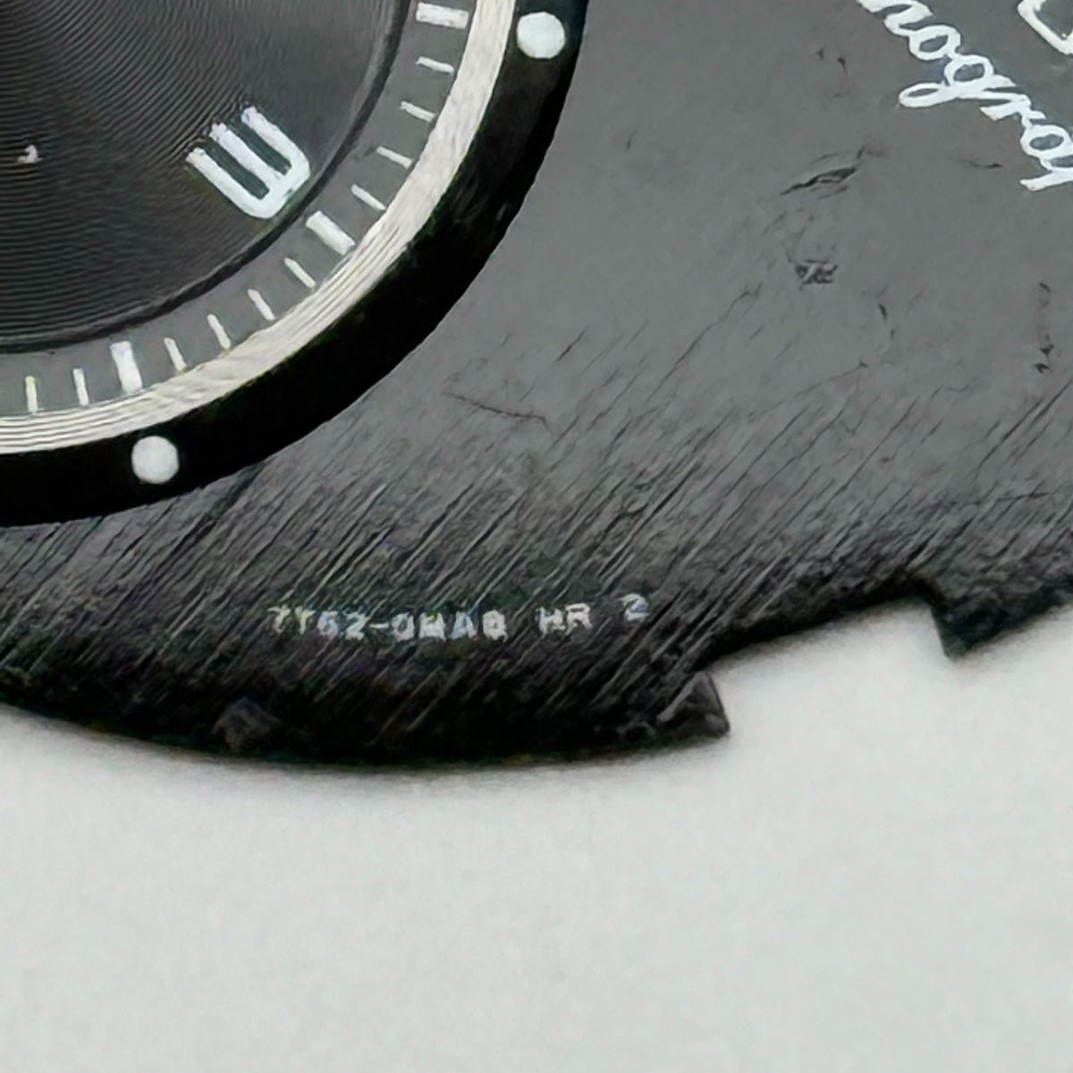 Seiko 7T62-0MA8 Watch Dial Arctura Chronograph Black Spare Parts Repair 29.5mm