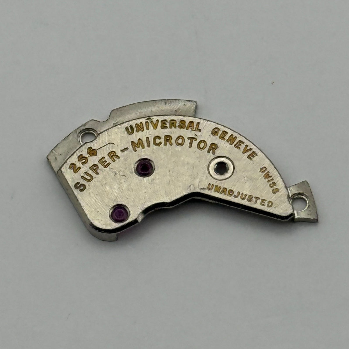 Universal Geneve 256 Super Microtor Bridge Part Watch Movement - Vintage Swiss