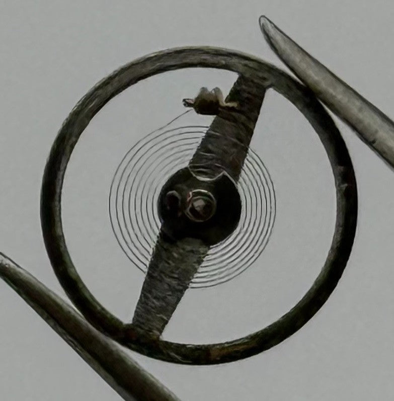 Oris 531/2 Balance Wheel Complete And Spring 8¾’’’ 4375 Watch Movement Parts NOS