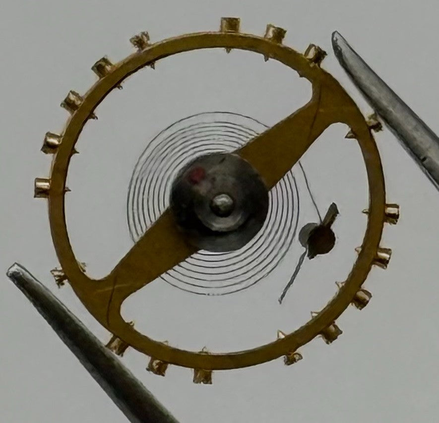 Smith A 360 Balance Wheel Complete And Spring 10½’’’ 970 Watch Movement Parts