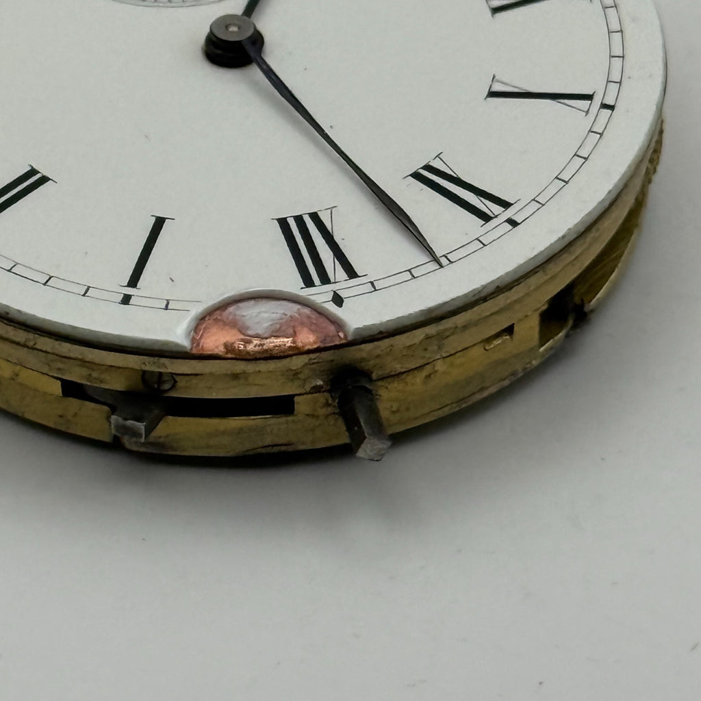 IWC Peerless Pocket Watch Movement Open Face High Grade S&Co Parts 39.7mm