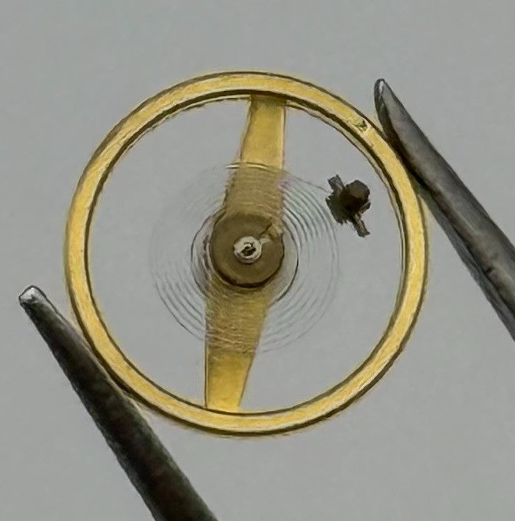Ebosa 86 87 Balance Wheel Complete And Spring 8¾’’’ 3725 /2 Watch Movement Parts