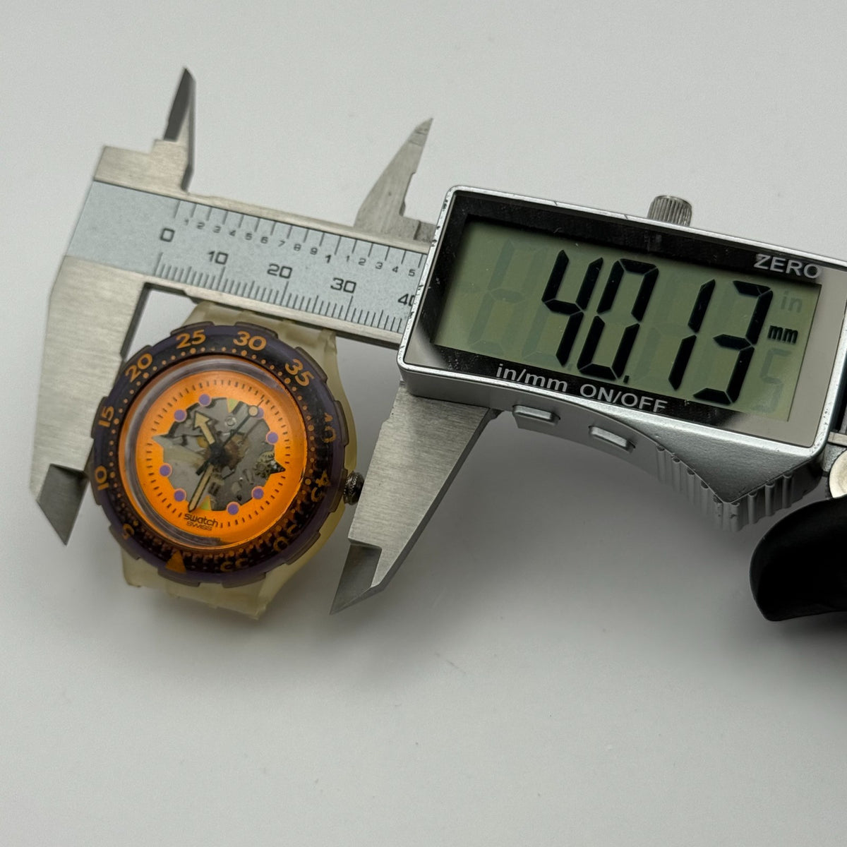 Vintage Swatch Scuba 200 Watch SDK103 Hypocampus 1990 ETA Quartz 40mm Parts 