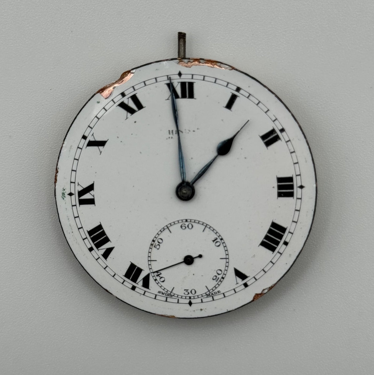 Swiss Lever Pocket Watch Movement - Philia - Parts / Repair 41.1mm