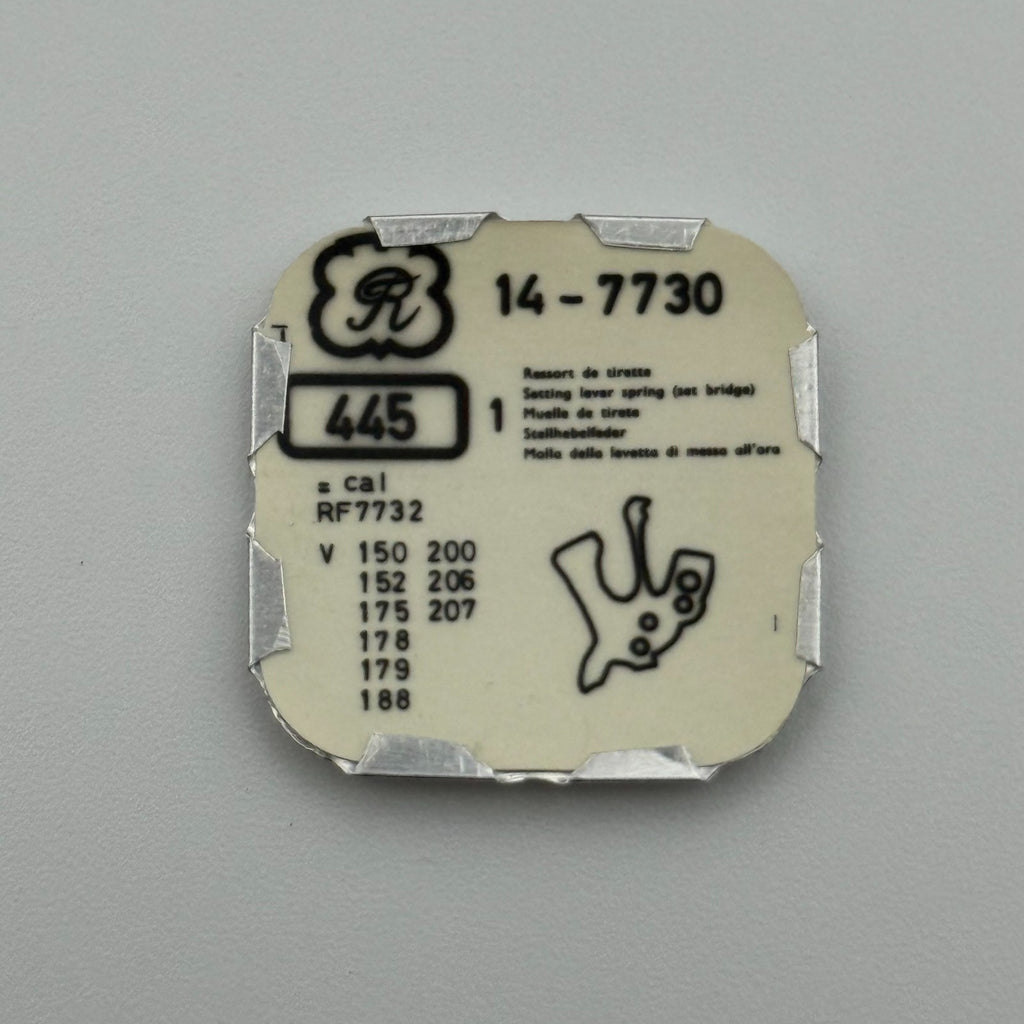 Valjoux 7730 Setting Lever Spring - 14 - 445 - New Old Stock - Watch Parts