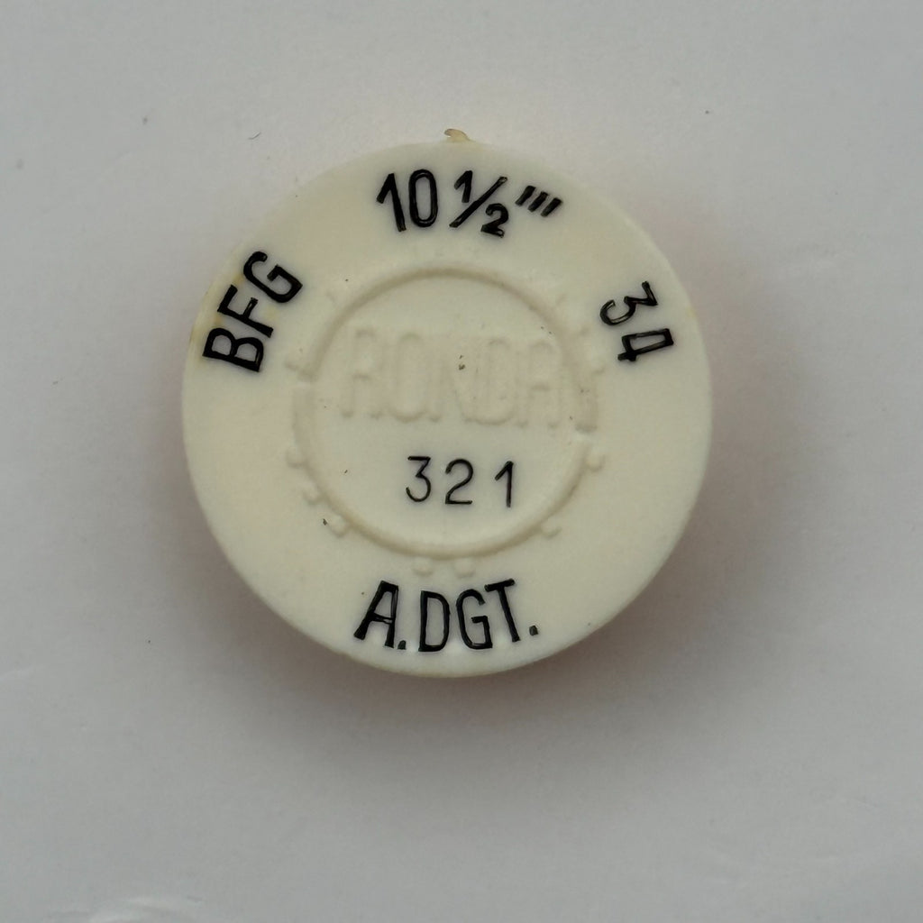 BFG 34 Balance Wheel Complete And Spring 10½’’’ 321 Watch Movement Parts NOS