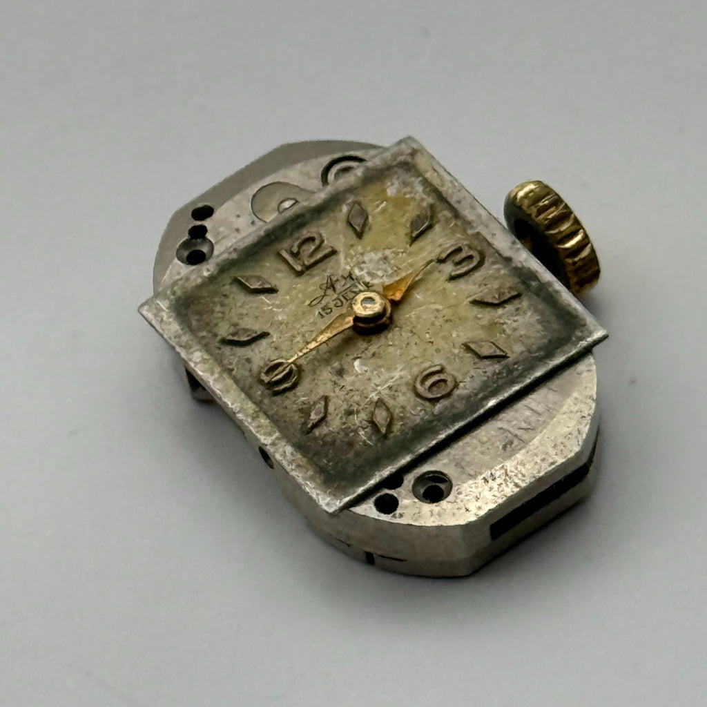FEF 270 Watch Movement Running Avia 15J Swiss Manual Wind Parts Repair 12.8mm