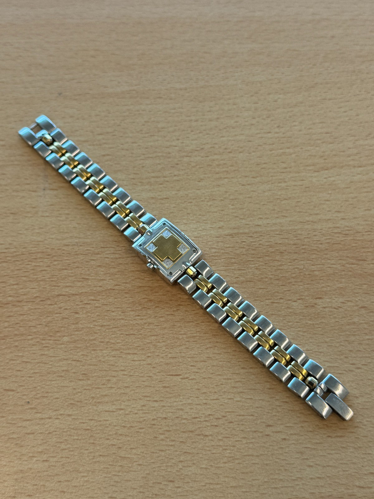 Rotary Reversible Double Bracelet Ladies Watch RARE Working Two Tone Strap 18mm