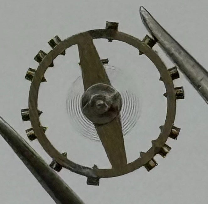 Unitas 530 Balance Wheel Complete And Spring 5¼’’’ Watch Movement Parts NOS