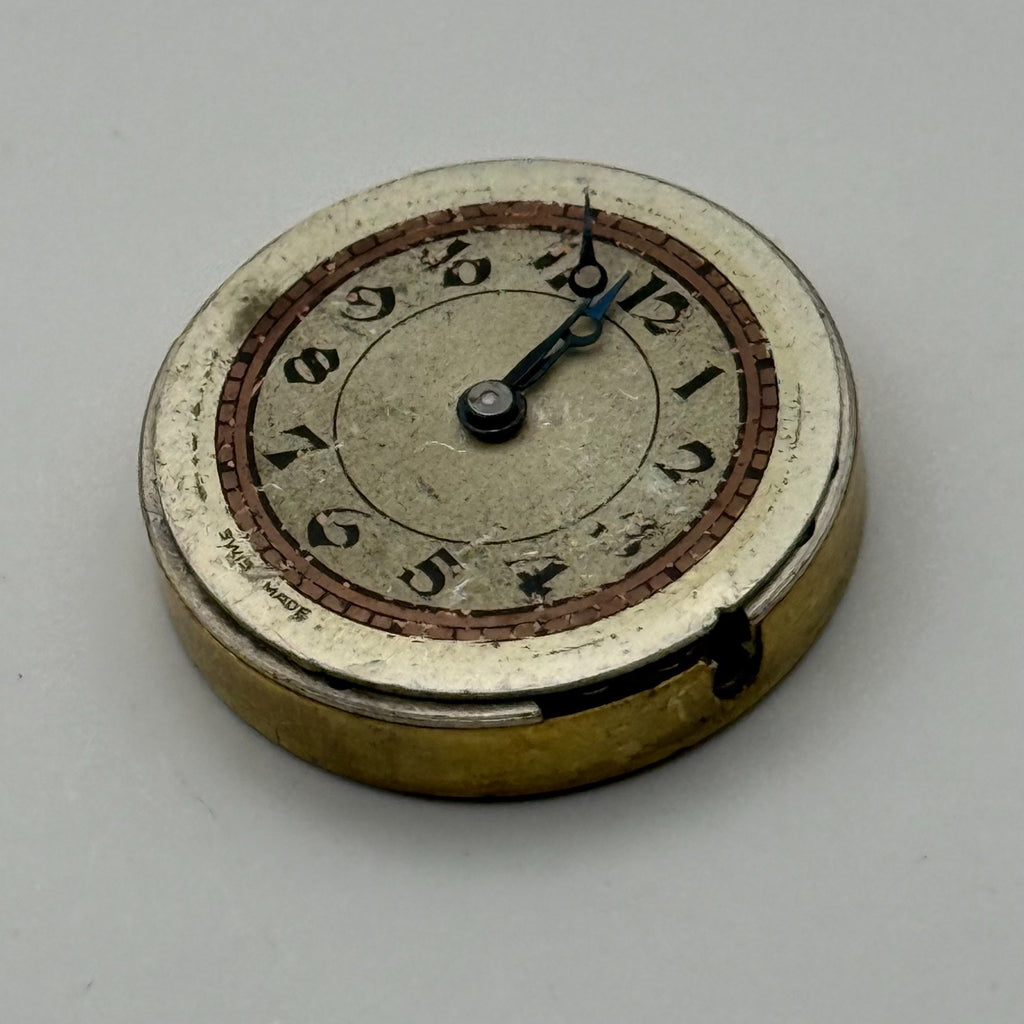 Rotary 5/240 Watch Movement 15 Jewels Swiss Manual Wind Parts Repair 22mm