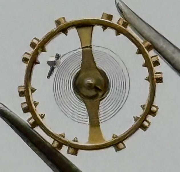 Felsa 291 373 Balance Wheel Complete And Spring 1648 M Watch Movement Parts NOS