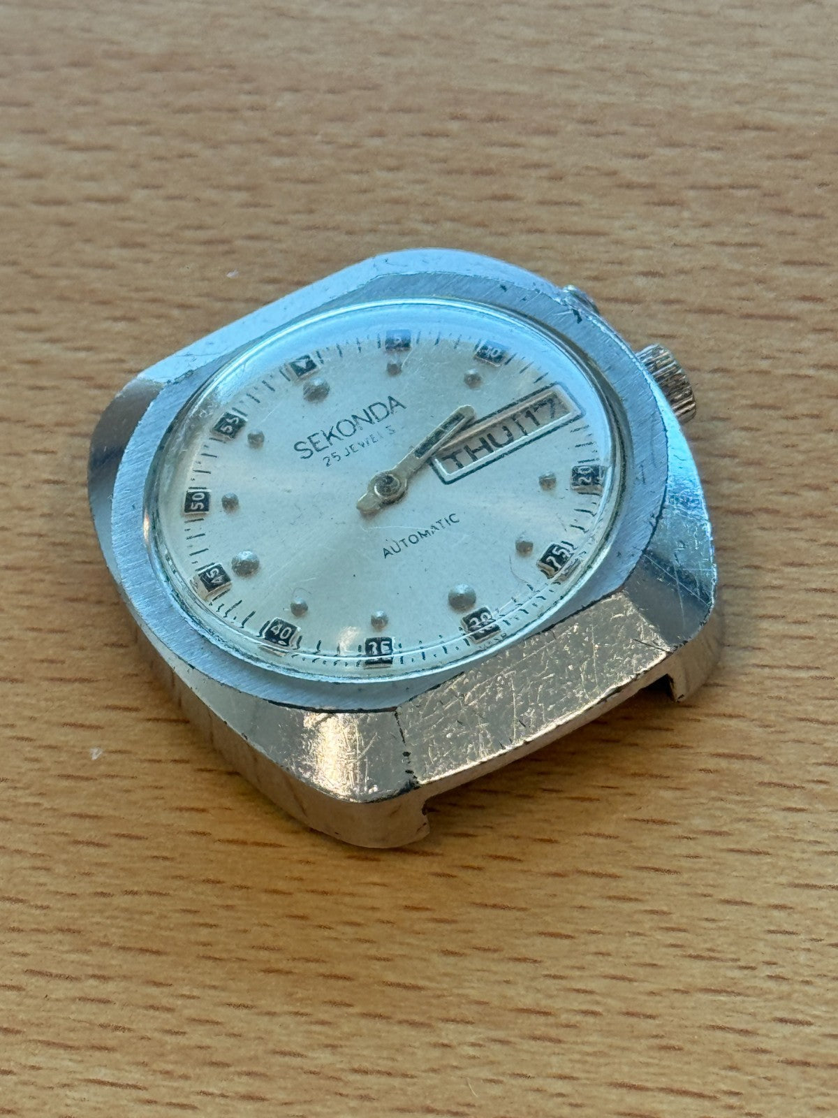 Sekonda Day Date Automatic Men's Watch - Soviet Slava S2427 - Running / Spares