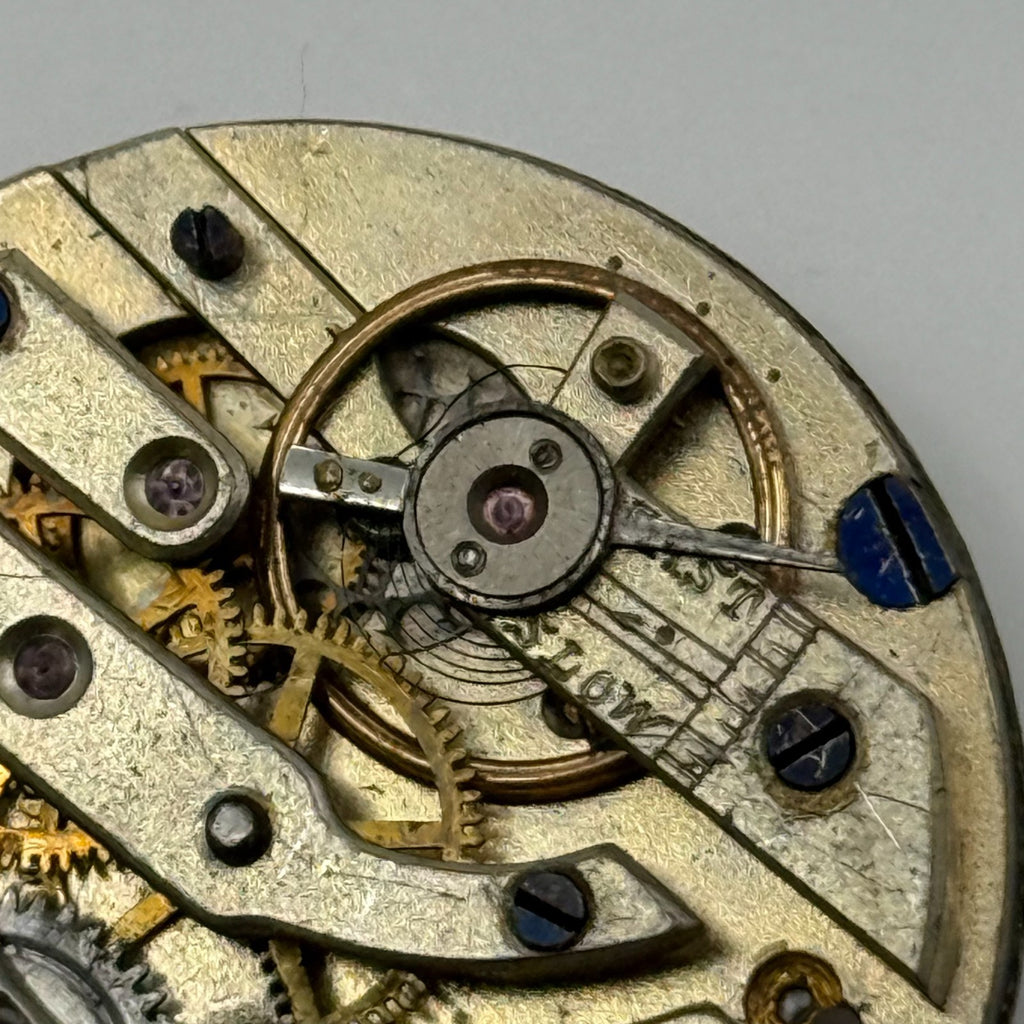 Cylinder Escapement Pocket Watch Movement - Unidentified - Parts / Repair 33.9mm