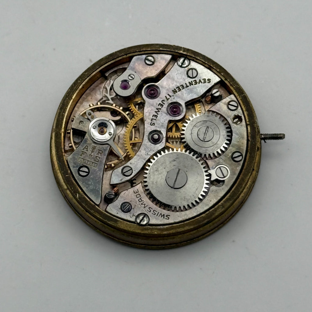 Kendal & Dent London Watch Movement - 17 Jewels - For Parts / Repair - 27mm