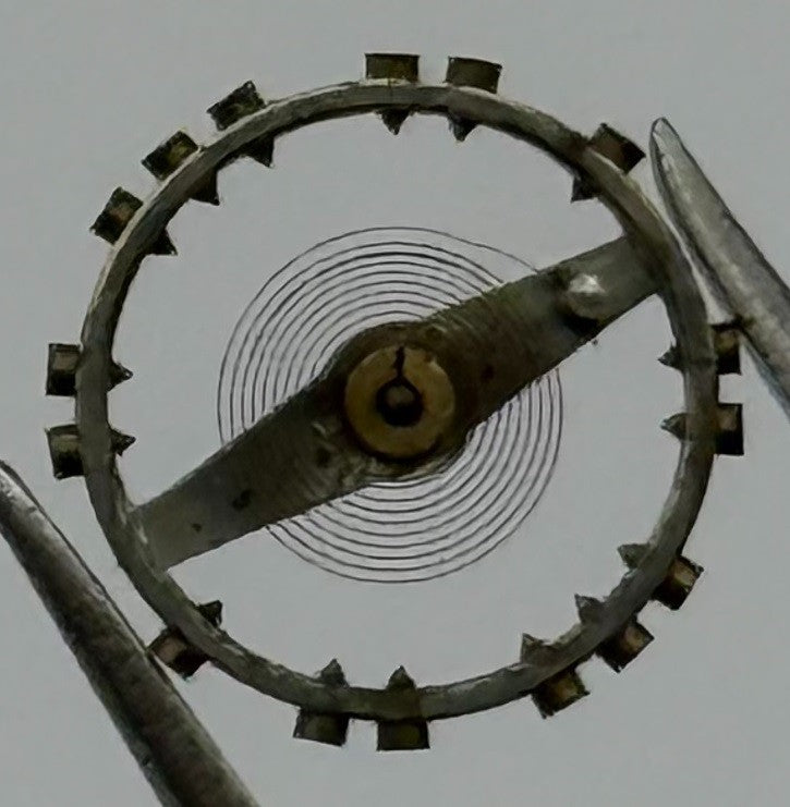 FHF 60 Balance Wheel Complete And Spring 6¾-8’’’ 200 M Watch Movement Parts NOS