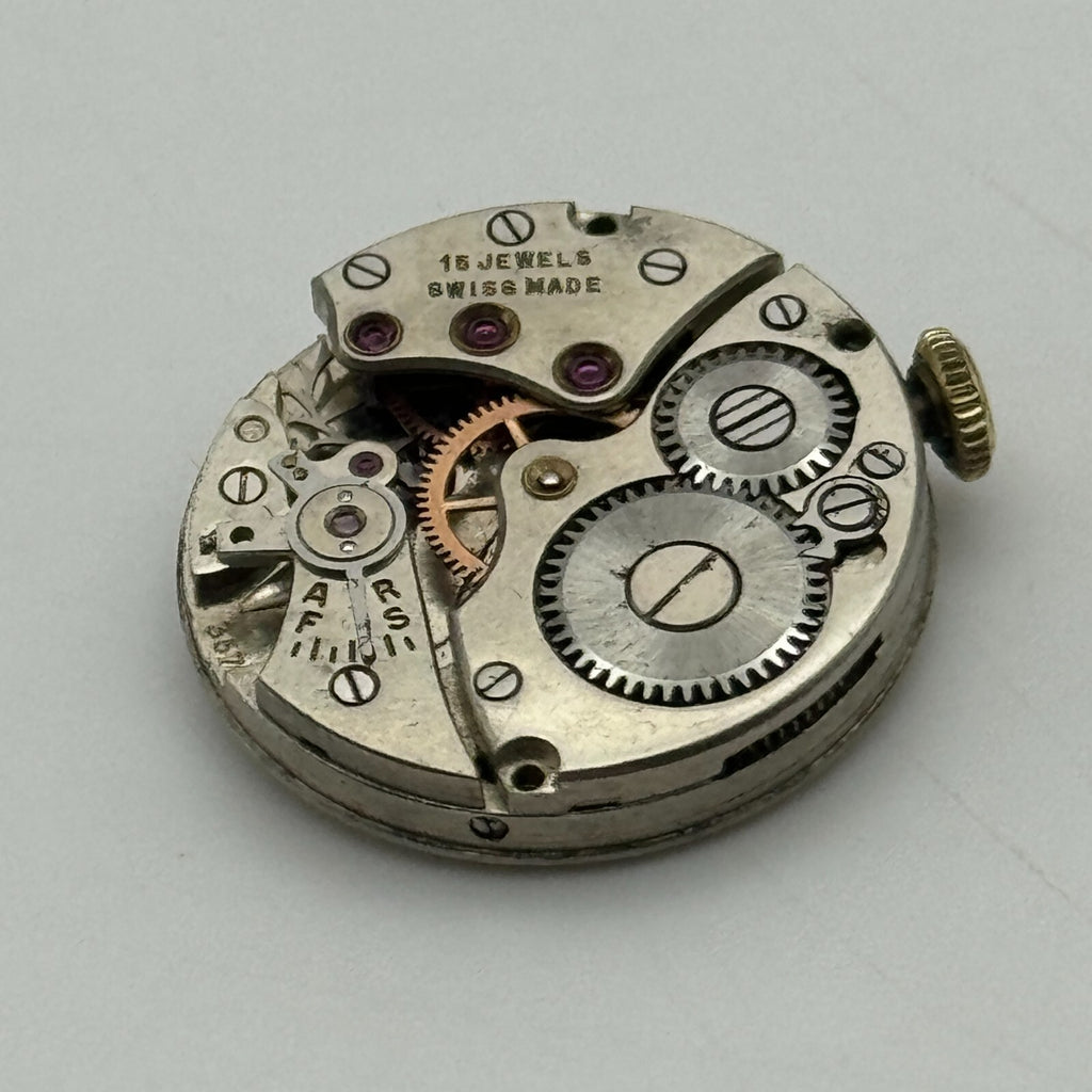 Cal 357 Watch Movement - H Samuel Acme Lever - For Parts / Repair - 19.7mm