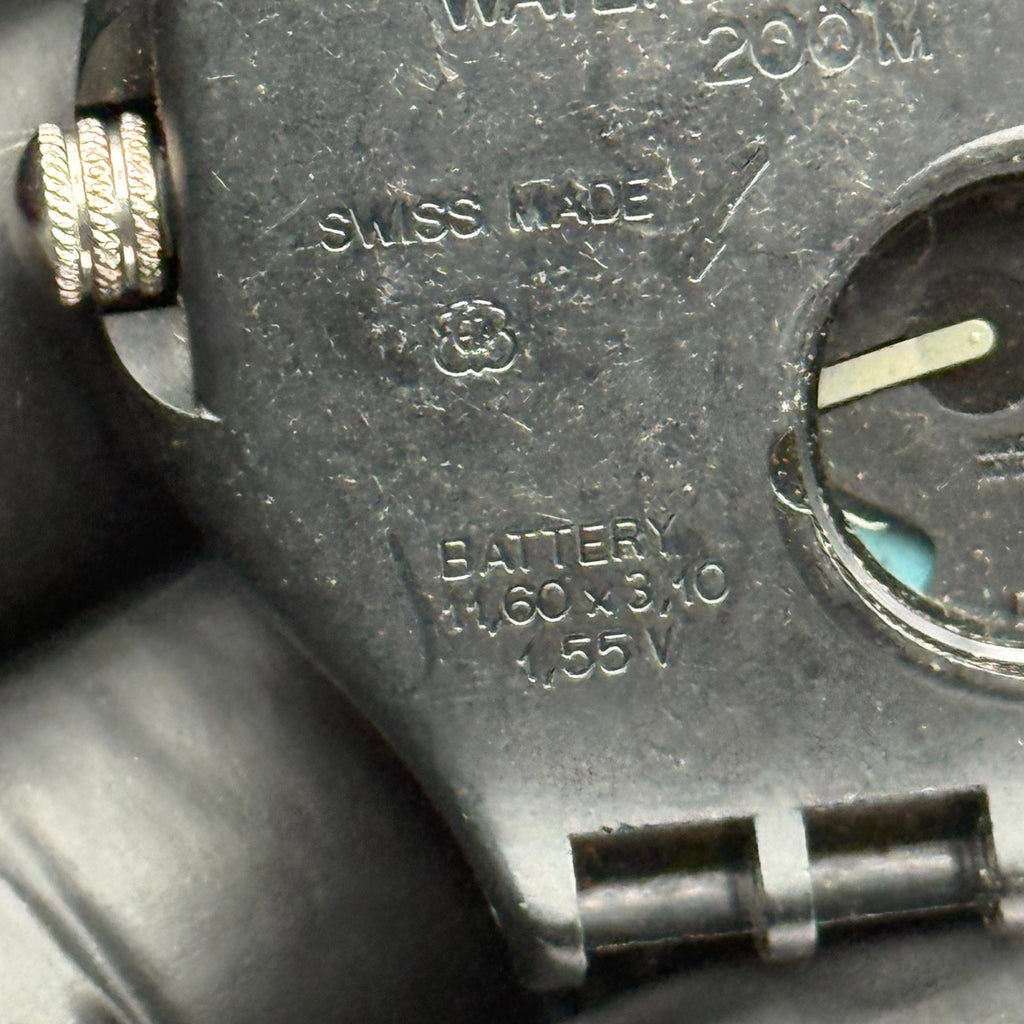 Vintage Swatch Scuba 200 Watch SDB101 Captain Nemo 1991 ETA Quartz 40mm Parts 