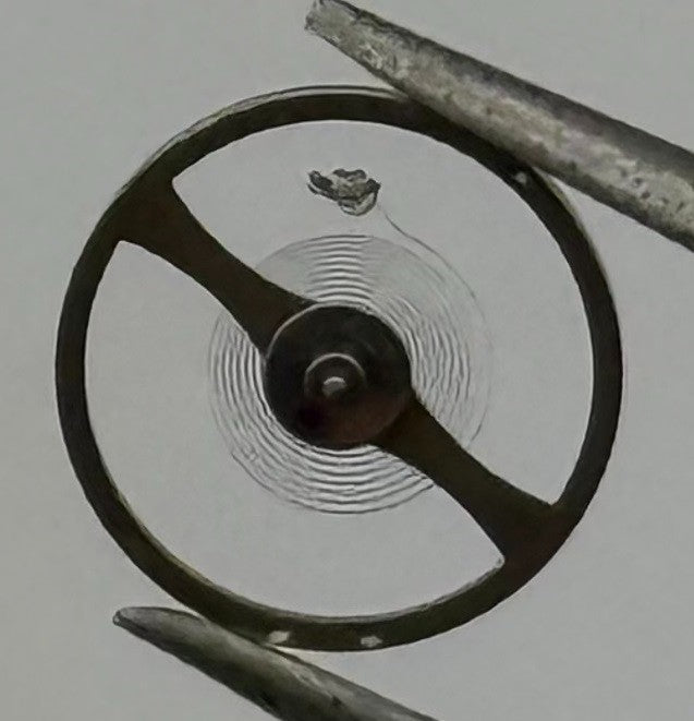 Durowe 72 Balance Wheel Complete And Spring 1534 M Watch Movement Parts NOS