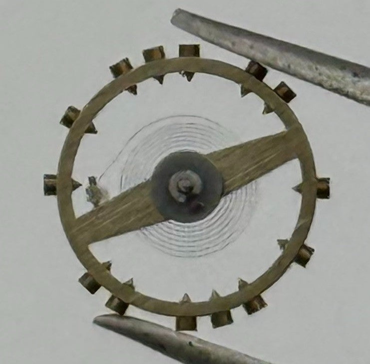 FHF 60 Balance Wheel Complete And Spring 6¾-8’’’ 200 M Watch Movement Parts NOS