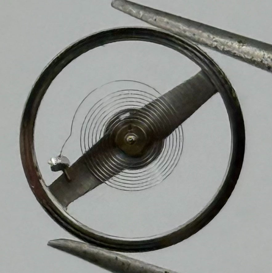 MST 384 394 Balance Wheel Complete And Spring 818 M Watch Movement Parts NOS
