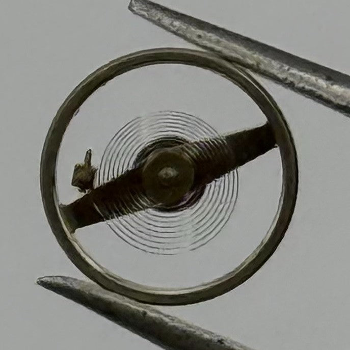 Ebosa 86 87 Balance Wheel Complete And Spring 8¾’’’ 1249 Watch Movement Parts