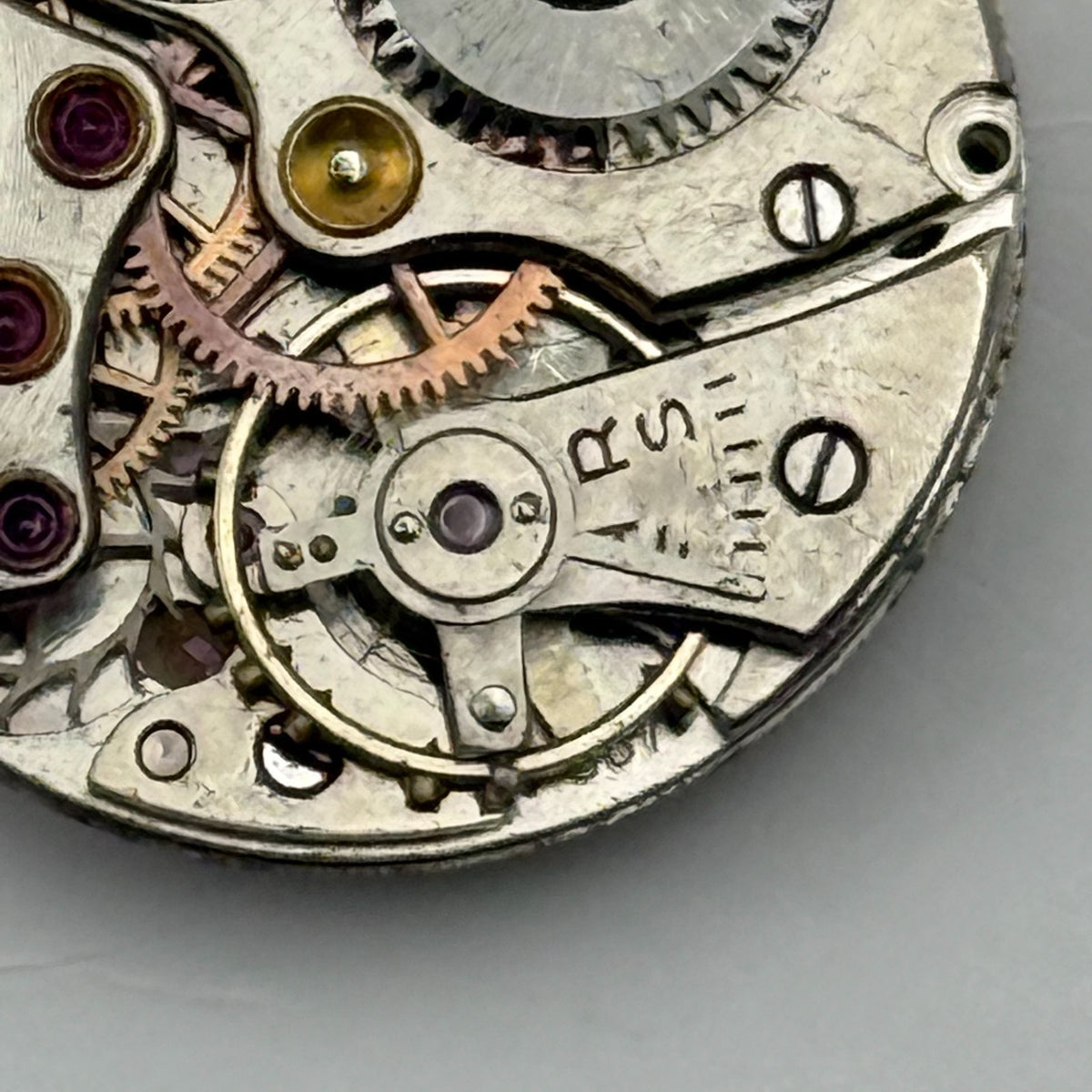 Buren 357 Watch Movement H Samuel Acme Lever 15 Jewels Swiss Parts Repair 19.2mm