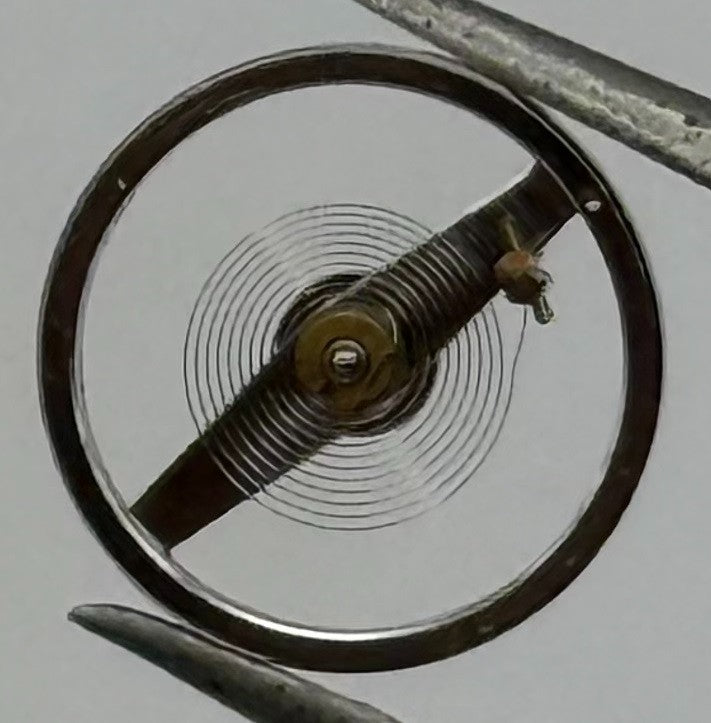 Oris 531/2 Balance Wheel Complete And Spring 8¾’’’ 4375 Watch Movement Parts NOS