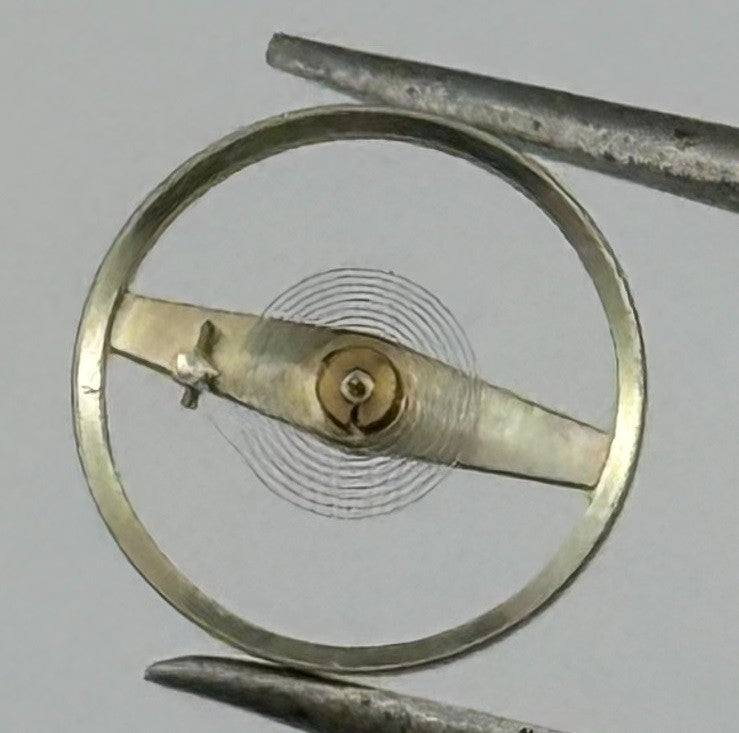 Amida 580 585 Balance Wheel Complete And Spring Renata 1389 Watch Movement Parts