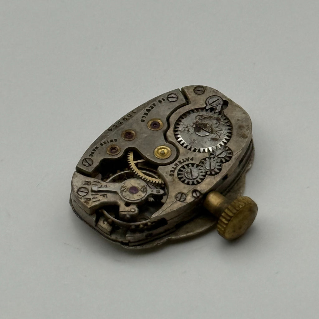 Cyma Watch Movement Ladies 15 Jewels Swiss Manual Wind Parts Repair 12.5mm