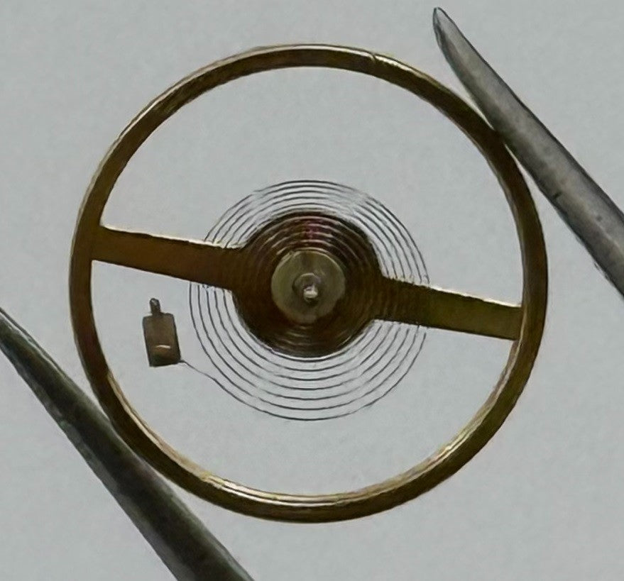 BFG 1582 Balance Wheel Complete And Spring Renata 1402 Watch Movement Parts NOS