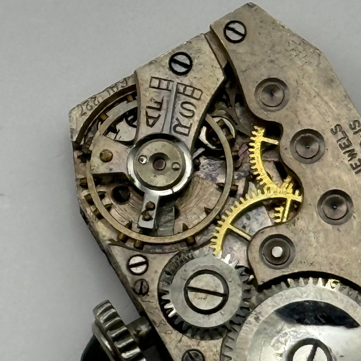 Didisheim-Nassay 227 Watch Movement Cabochon Crown Nassau 6J Swiss Parts 14.8mm