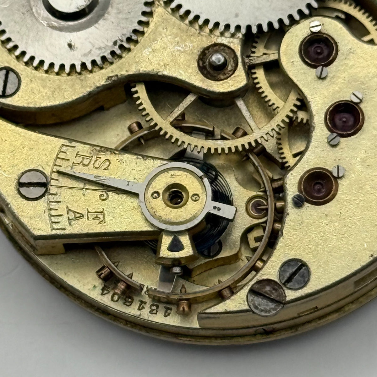 IWC Peerless Pocket Watch Movement Open Face High Grade S&Co Parts 39.7mm