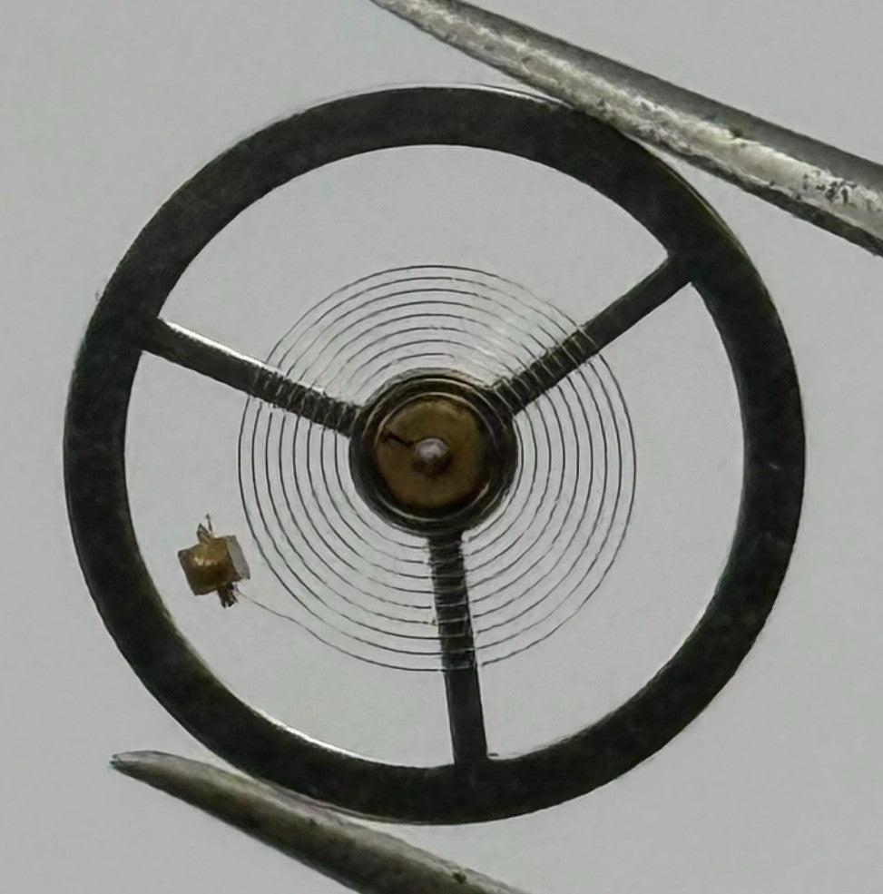 Brac 500 Balance Wheel Complete And Spring Renata 1636 Watch Movement Parts NOS