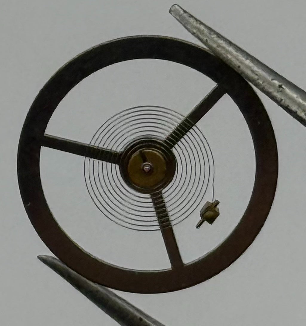 BFG 582 Balance Wheel Complete And Spring 12’’’ 5495 Watch Movement Parts NOS