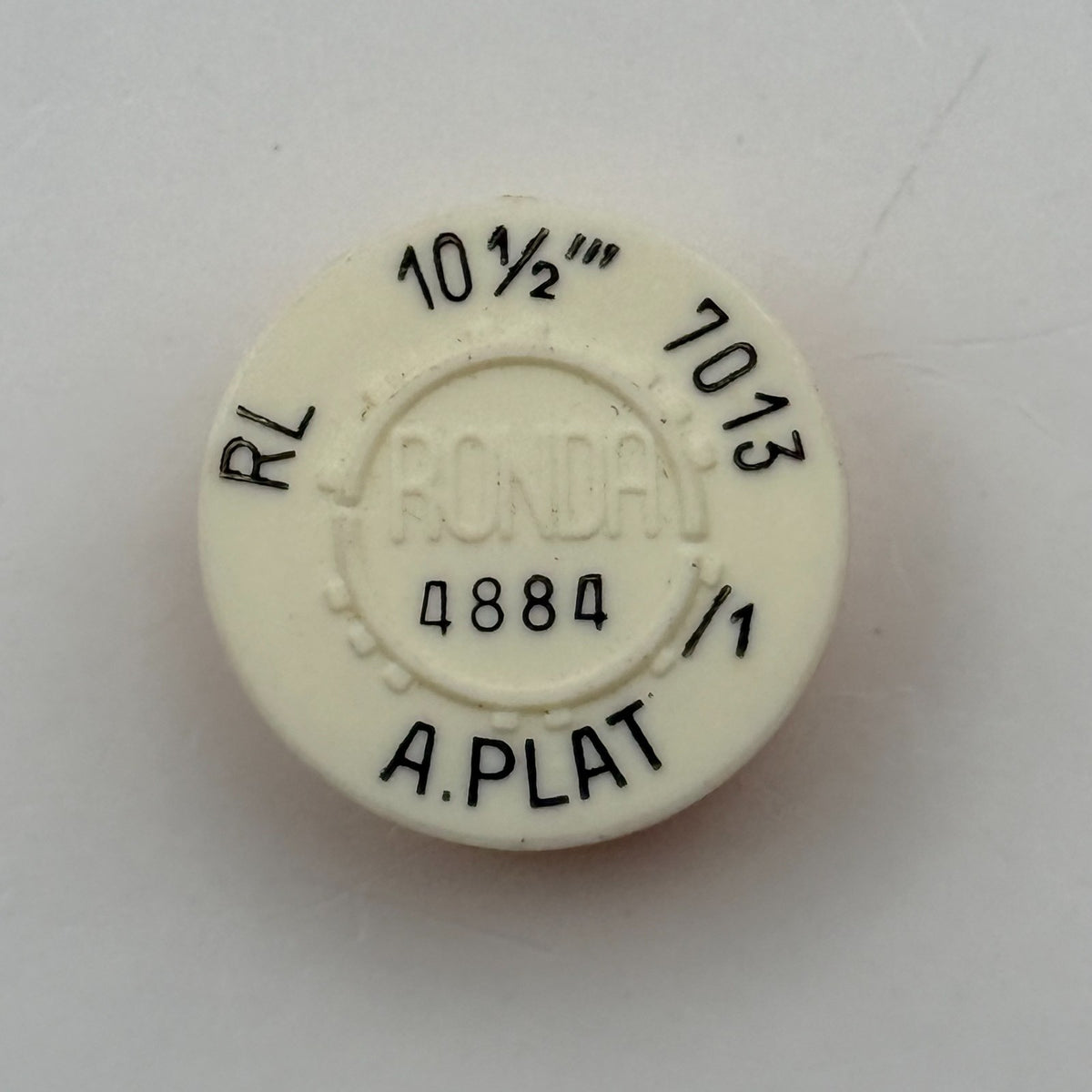 RL 7013 Balance Wheel Complete And Spring 10½’’’ 4884 Watch Movement Parts NOS