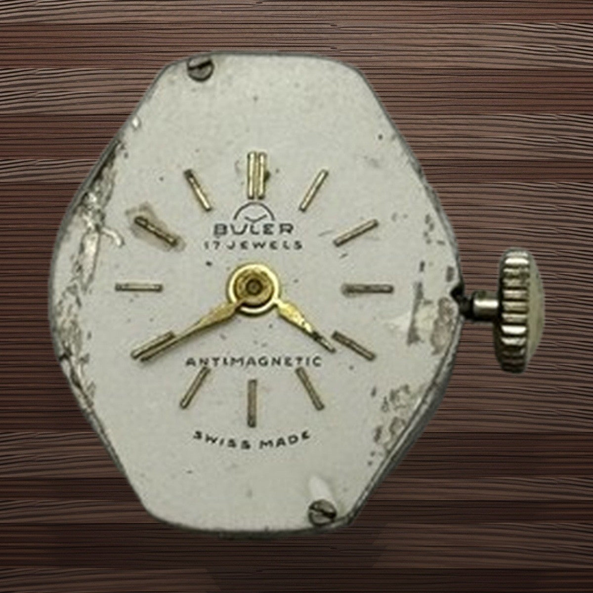 BFG 925 Watch Movement - Buler - For Parts / Repair - 15.2mm