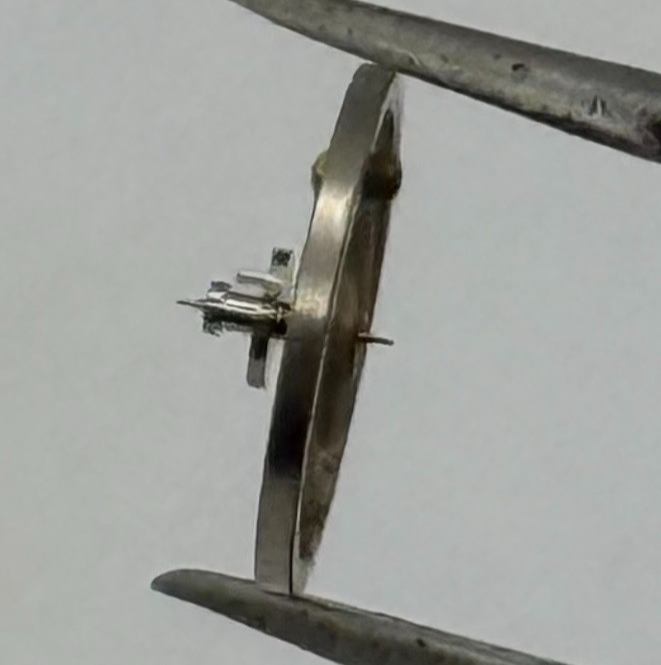 Oris 491/1 Balance Wheel Complete And Spring 8¾’’’ 3274 Watch Movement Parts NOS
