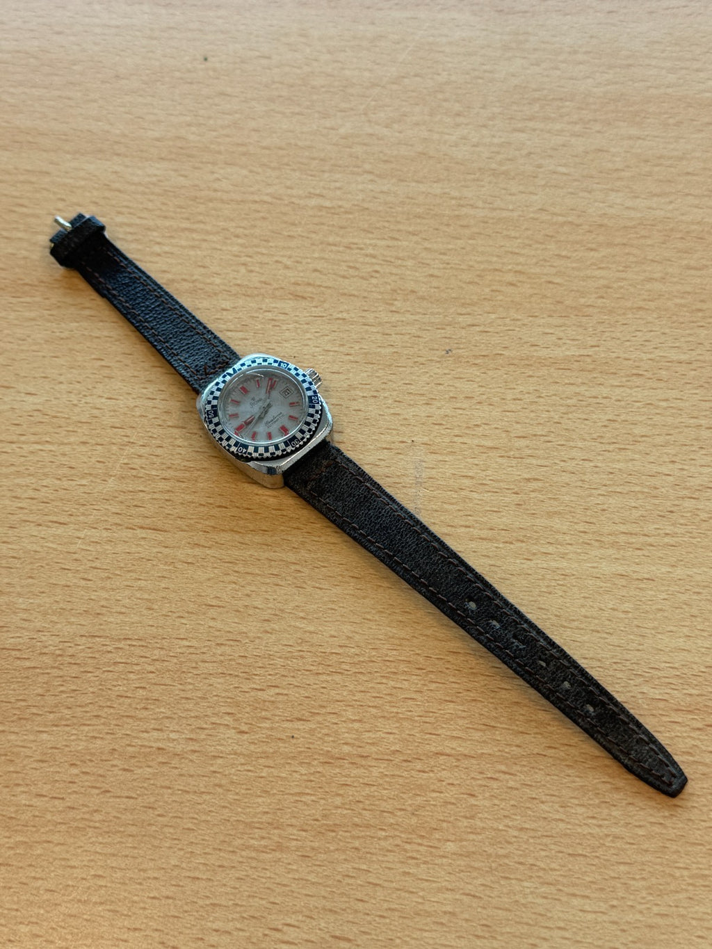 Stowa Seatime Automatic Ladies Diver Watch Vintage Rare - Spares/Repairs - 27mm
