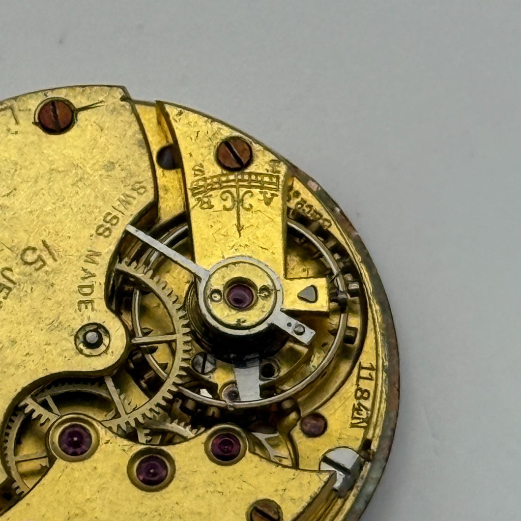 Longines 11.84N Trench Watch Movement - B&Co - For Parts / Repair - 25mm