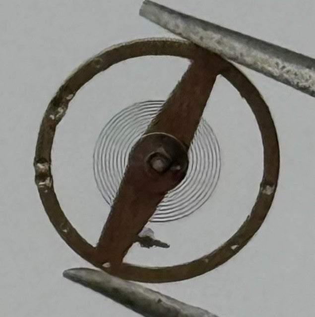 GSW 60 66 Balance Wheel Complete And Spring 5½’’’ 1038 Watch Movement Parts NOS