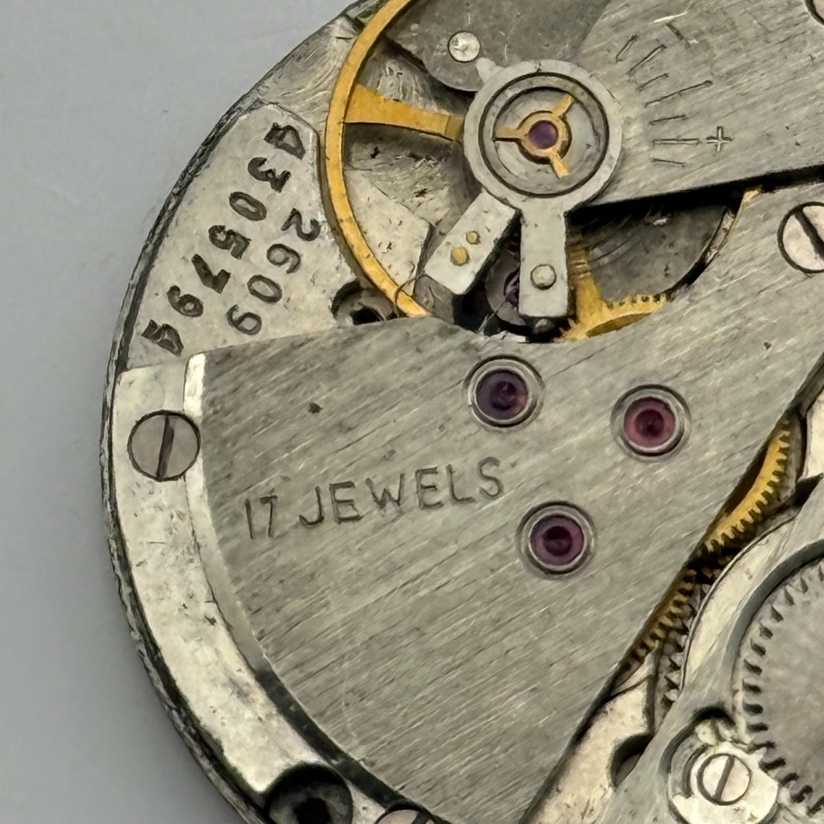 Poljot 2609 Watch Movement Soviet 17 Jewels Manual Wind Parts Repair 26.5mm