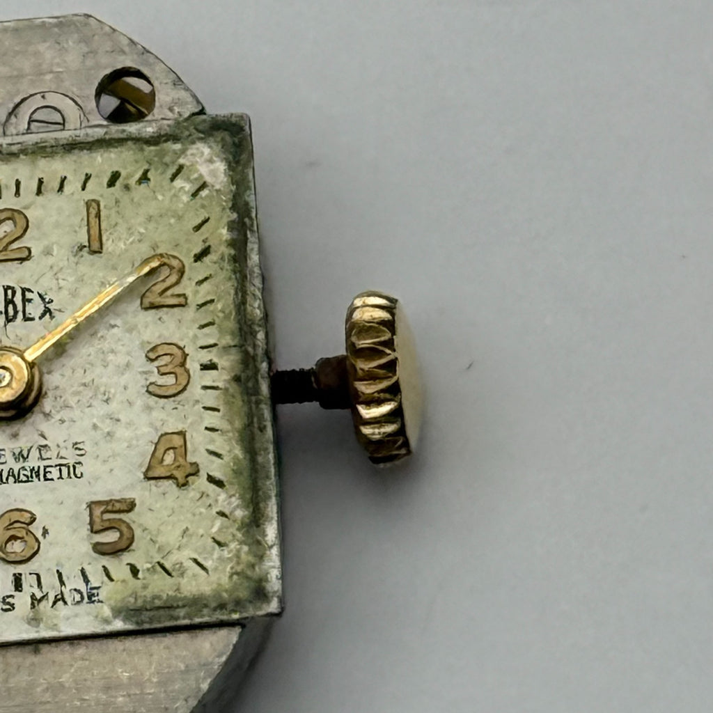 FHF 190 Watch Movement Running Trebex 17 Jewels Swiss Manual Wind Parts 12.8mm