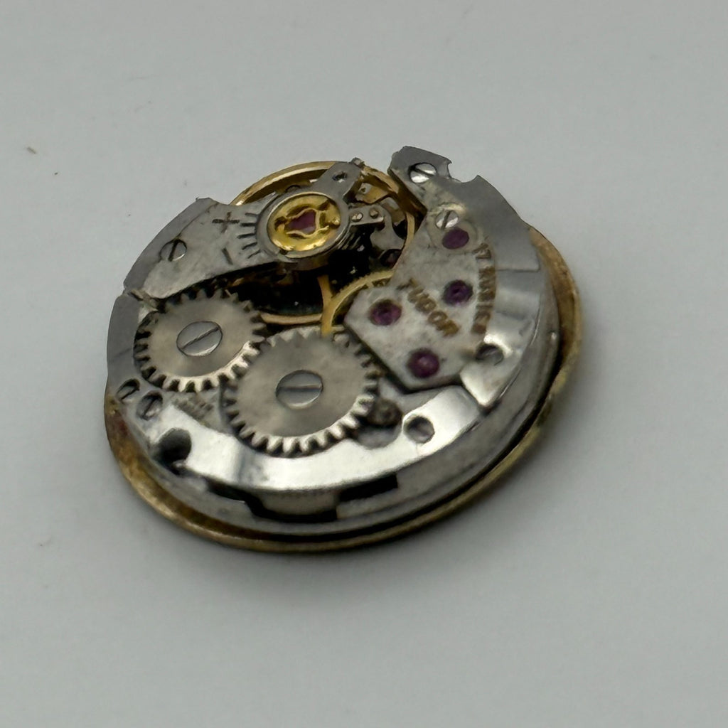 Tudor Precision Watch Movement - 17 Rubies Ladies - For Parts / Repair - 15.5mm