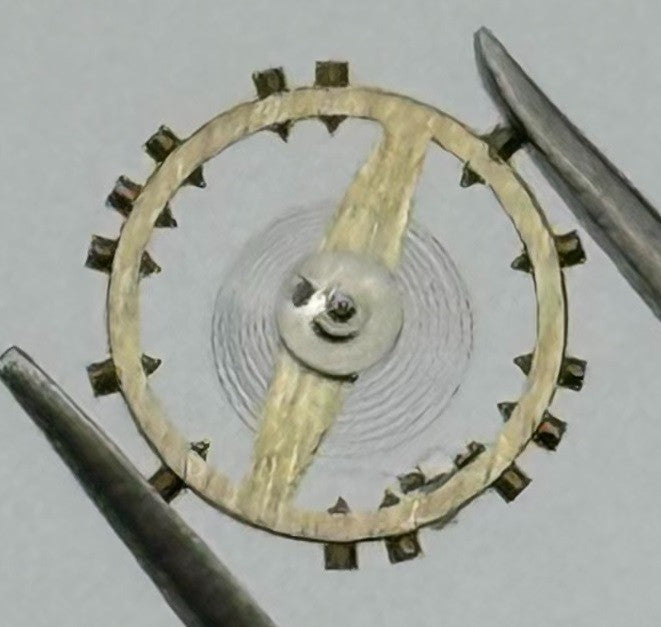 Peseux 140 Balance Wheel Complete And Spring Renata 271 Watch Movement Parts NOS