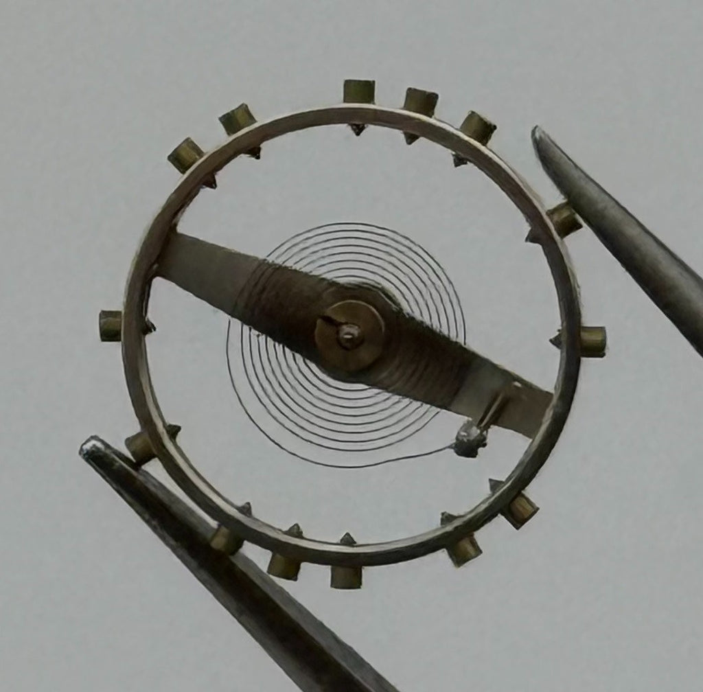 AS 984 Balance Wheel Complete And Spring 10½’’’ 273 Watch Movement Parts NOS