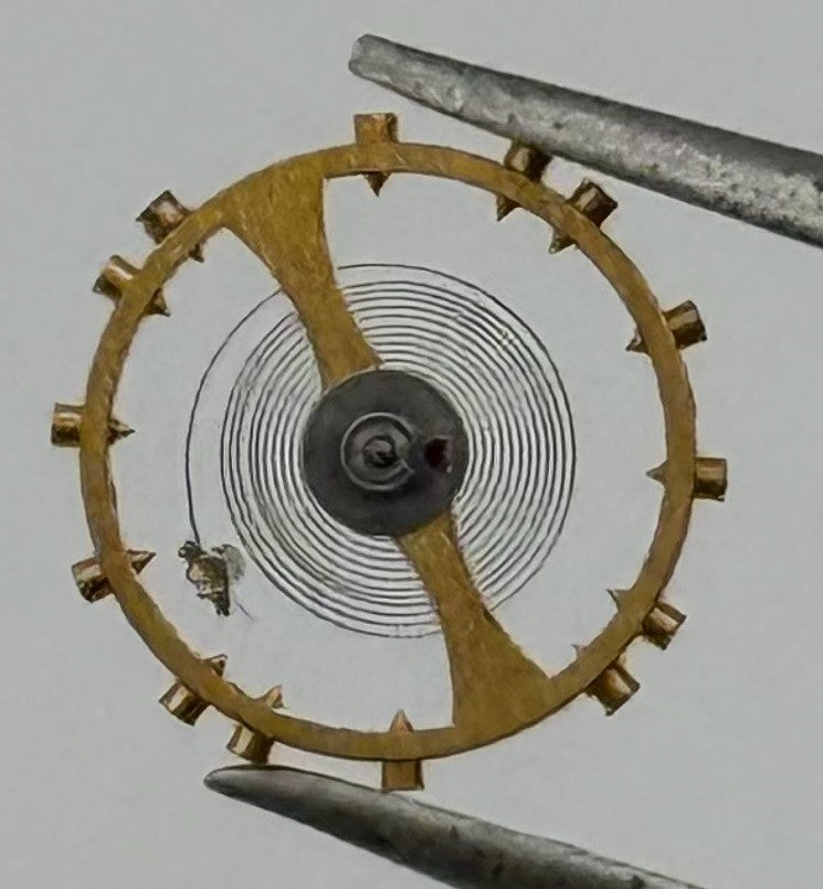 Bifora 55 Balance Wheel Complete And Spring Progress 1114 Watch Movement Parts
