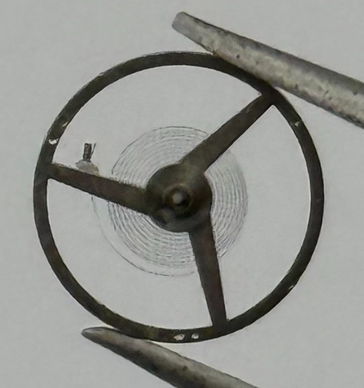 Felsa 4020 Balance Wheel Complete And Spring 7¾’’’ 5159 Watch Movement Parts NOS