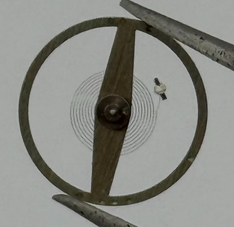 Foerster 150 187 Kif Balance Wheel Complete And Spring Watch Movement Parts NOS