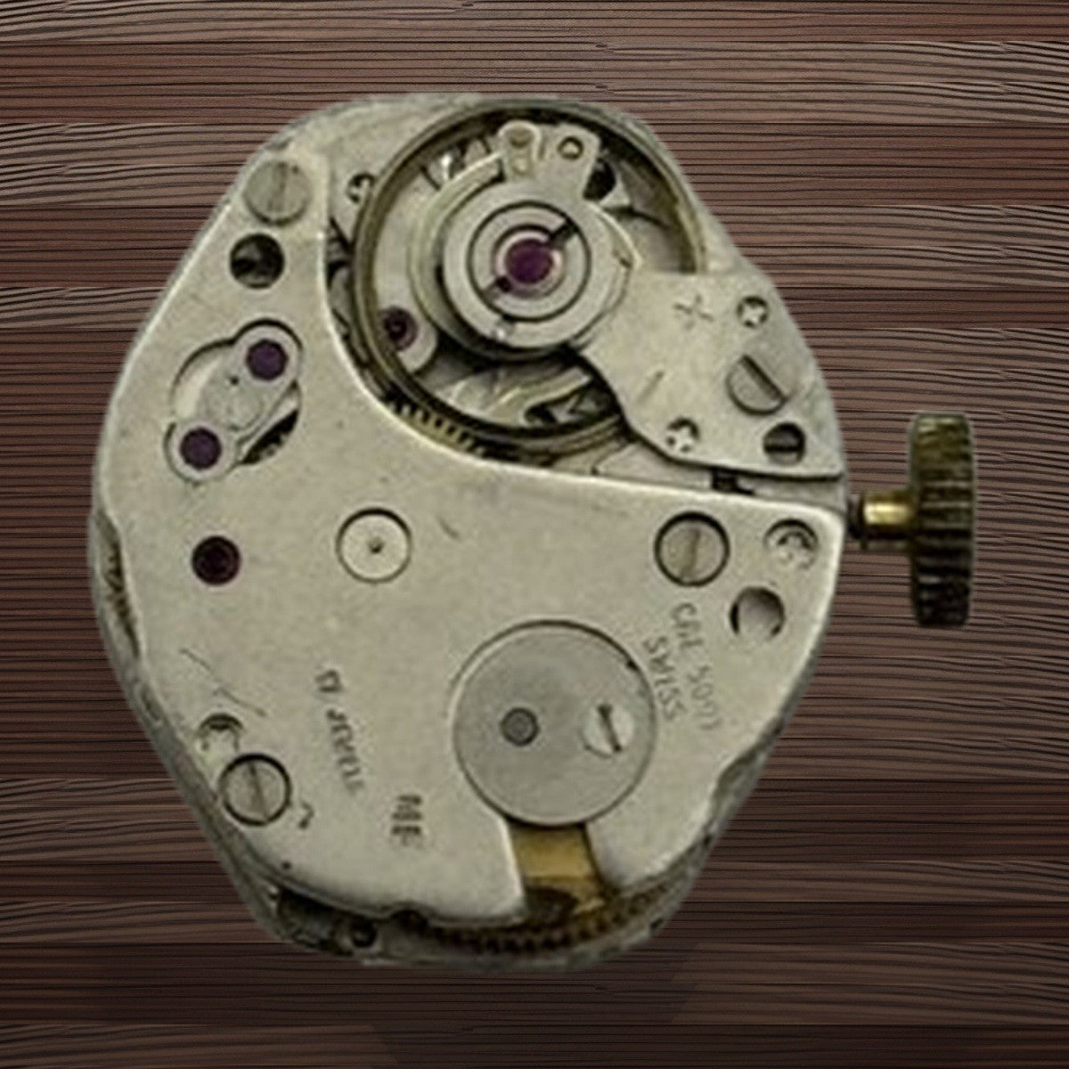 Ronda RL Cal 5001 Watch Movement Transglobe Manual Wind Vintage Repair15.3mm