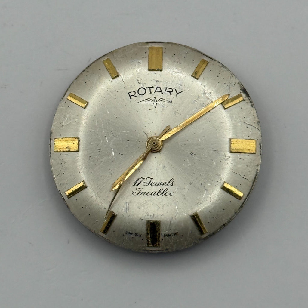 AS 1795 Watch Movement A. Schild 1795 Rotary 17J Incabloc Swiss Parts 25.9mm